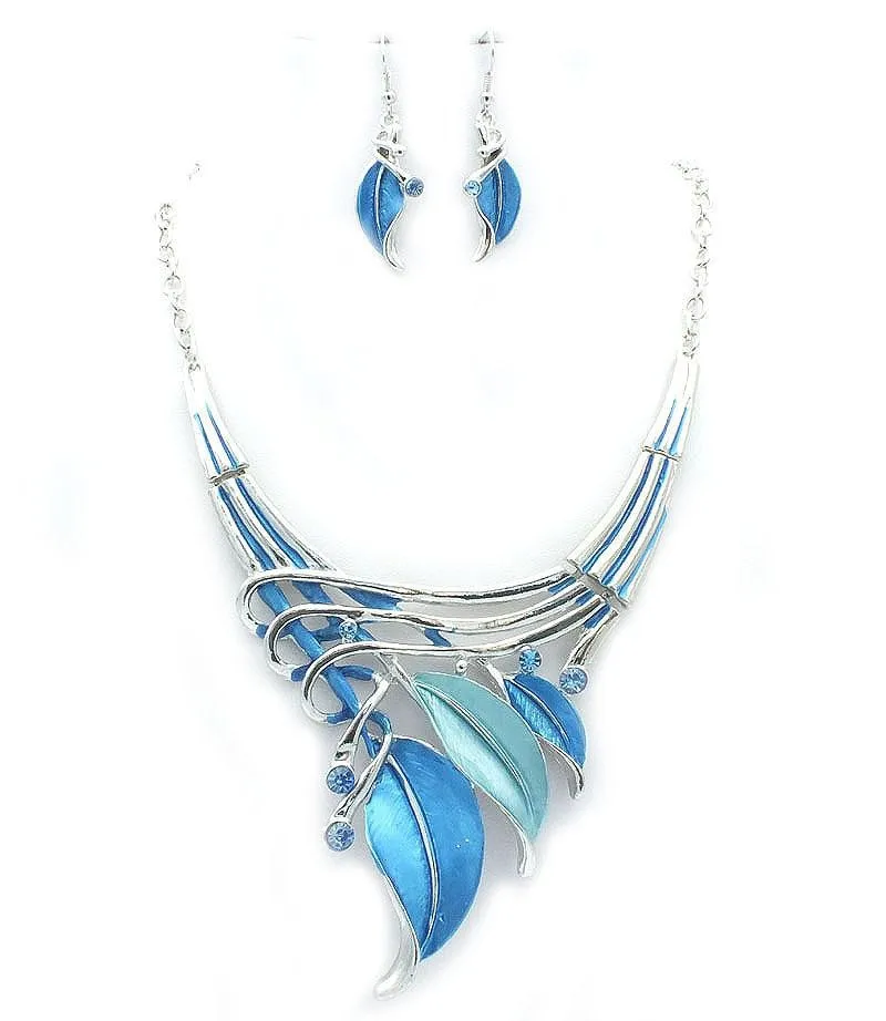 Green Purple Black Leaf Necklace Earring Sets Enamel Cocktail Statement Crystal Jewelry Set Fashion Green Leaves Nickel Free 10 Mallzona Scb448a596eda4829be7192788aeb58865 Green Purple Black Leaf Necklace Earring Sets Enamel Cocktail Statement Crystal Jewelry Set Fashion Green Leaves Nickel Free Mallzona