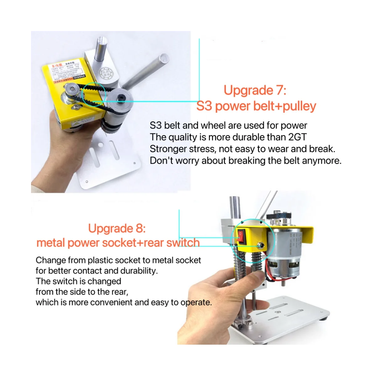 Mini Drill Press Precision Table Drilling Machine Portable Benchtop Driller CNC 795 Motor B10 Chuck Tool
Mini Drill Press Precision Table Drilling Machine Portable Benchtop Driller CNC 795 Motor B10 Chuck Tool