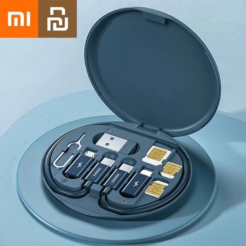 Xiaomi Youpin Multifunctional Digital Storage Box 6 In 1 60W Fast Charging Data Cable Card Retrieving Needle Storage Holder Mi
Xiaomi Youpin Multifunctional Digital Storage Box 6 In 1 60W Fast Charging Data Cable Card Retrieving Needle Storage Holder Mi