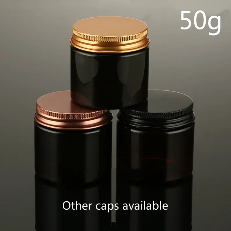 50g Brown Plastic Refillable Jar Empty 50ml Cosmetic Lotion Face Mask Cream Travel Container Candy Pill Tea Packaging Bottle
50g Brown Plastic Refillable Jar Empty 50ml Cosmetic Lotion Face Mask Cream Travel Container Candy Pill Tea Packaging Bottle
