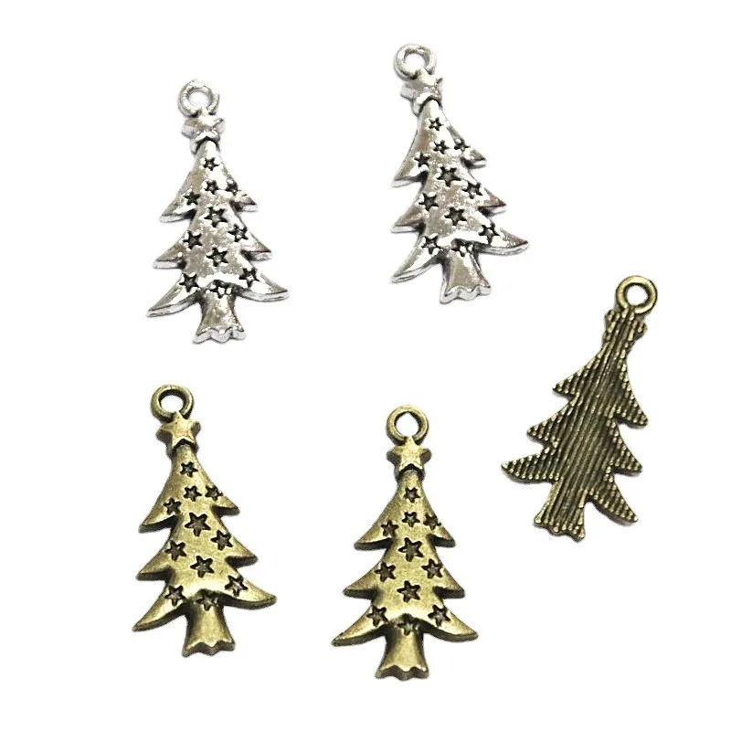 60Pcs 14.1*27.5MM Christmas Tree Charms Antique Silver Plated Bronze Color Pendants Diy Jewelry Accessories
60Pcs 14.1*27.5MM Christmas Tree Charms Antique Silver Plated Bronze Color Pendants Diy Jewelry Accessories