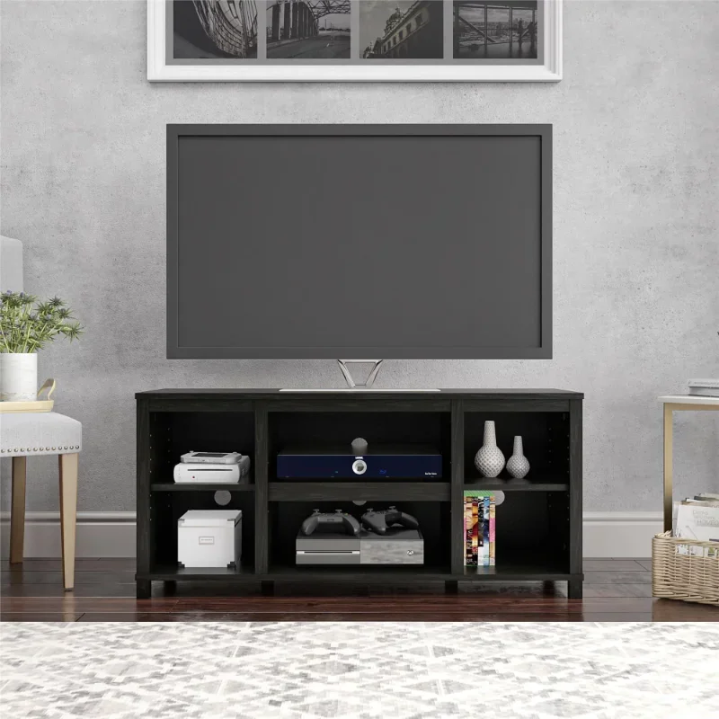 BOUSSAC Parsons TV Stand for TVs up to 50", Black Oak tv stand living room furniture tv stand cabinet furniture living
BOUSSAC Parsons TV Stand for TVs up to 50", Black Oak tv stand living room furniture tv stand cabinet furniture living