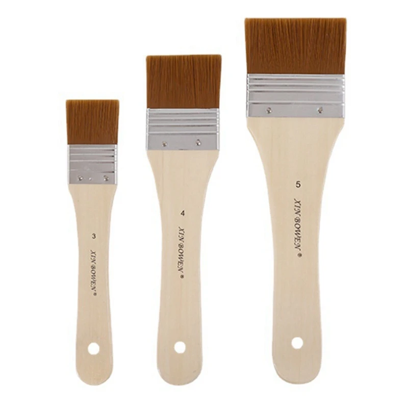 Кисти для рисования Premium Gesso, для склеивания, лаков и пятен, набор из 3 профессиональных кистей
Кисти для рисования Premium Gesso, для склеивания, лаков и пятен, набор из 3 профессиональных кистей