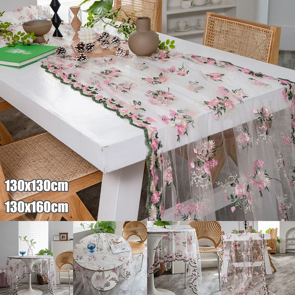 Lace Tablecloth Exquisite Flower Tablecloth Dining Table Cloths Home Embroidery Table Cover Wedding Party Candlelight Decoration
Lace Tablecloth Exquisite Flower Tablecloth Dining Table Cloths Home Embroidery Table Cover Wedding Party Candlelight Decoration