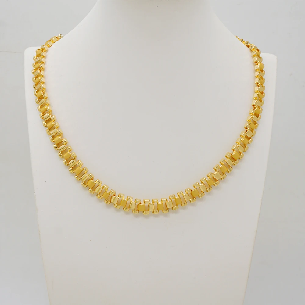 Gold Color Jewelry Sets With Simple Atmospheric Earrings Necklace Bracelet Ring Suitable For Wedding Gifts 3 Mallzona Scb492ecb86514db0b11a75cda19e84945 Gold Color Jewelry Sets With Simple Atmospheric Earrings Necklace Bracelet Ring Suitable For Wedding Gifts Mallzona