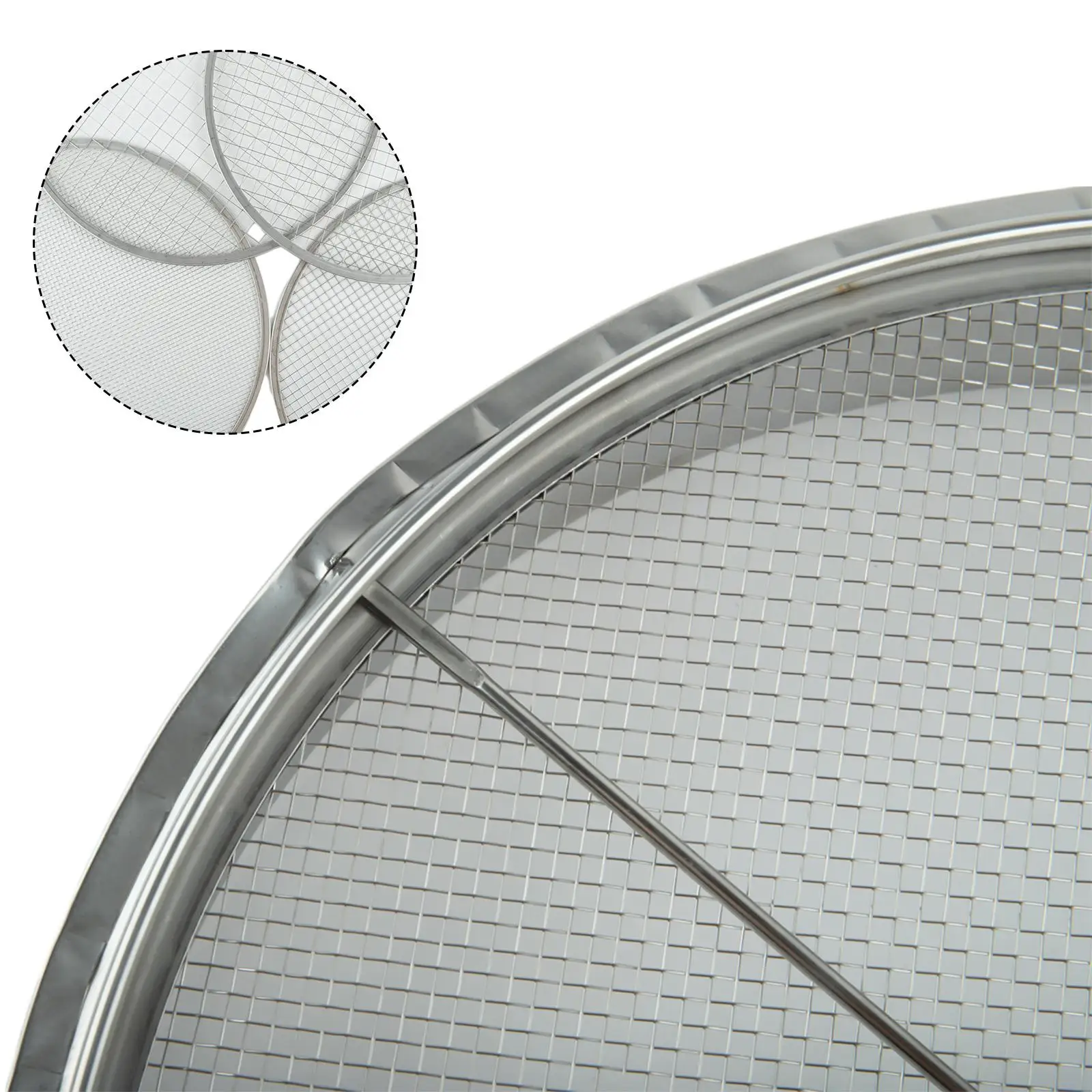 Kit Set Sieve Frame Parts Durable Stainless Steel 3 Tools 4 Exchangeable 4in1 5000 6 7.5 Cm High 9 High Quality
Kit Set Sieve Frame Parts Durable Stainless Steel 3 Tools 4 Exchangeable 4in1 5000 6 7.5 Cm High 9 High Quality