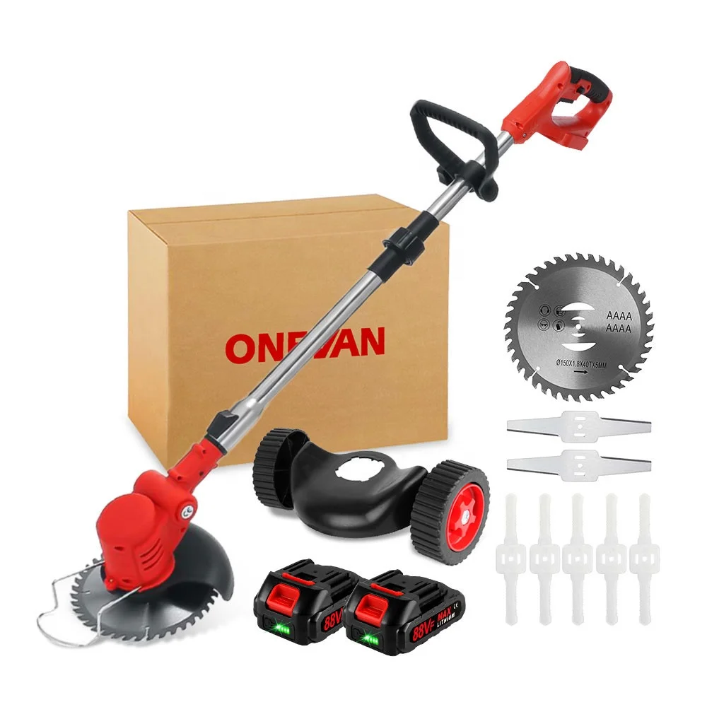 2500W Electric Lawn Mower 20000RPM Cordless Grass Trimmer Length Adjustable Cutter Garden Tool
2500W Electric Lawn Mower 20000RPM Cordless Grass Trimmer Length Adjustable Cutter Garden Tool