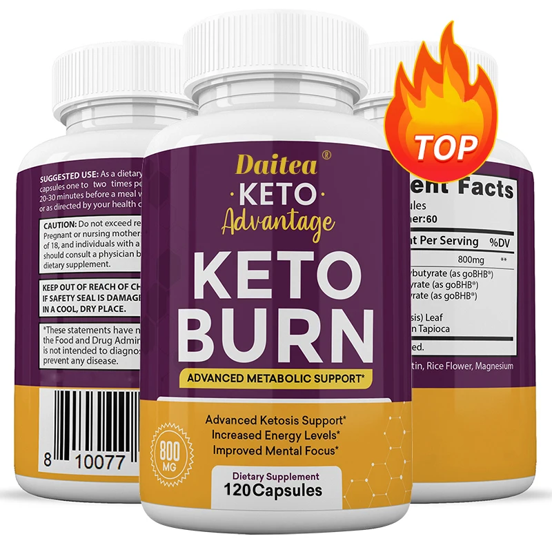 Daitea Keto Fat Burning Capsules - Promote Metabolism, Healthy Digestion, Intestinal Motility, Reduce Appetite, Improve Immunity
Daitea Keto Fat Burning Capsules - Promote Metabolism, Healthy Digestion, Intestinal Motility, Reduce Appetite, Improve Immunity