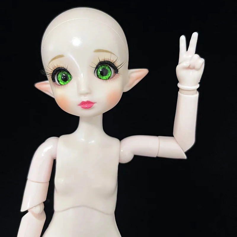 30cm Elf Doll 1/6 Bjd Makeup Doll Head or Whole Doll with Eyelash DIY Toys for Girls Kids
30cm Elf Doll 1/6 Bjd Makeup Doll Head or Whole Doll with Eyelash DIY Toys for Girls Kids