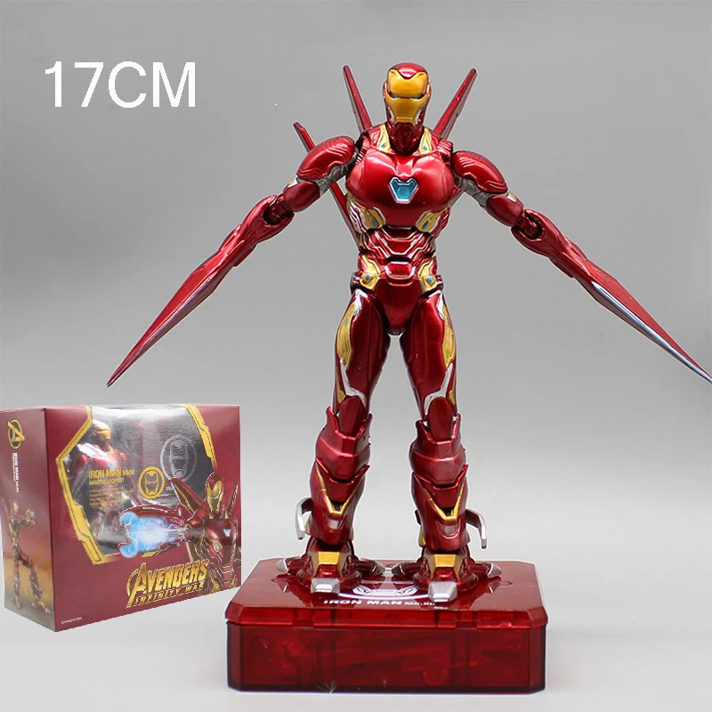 Anime Marvel Figurine SHF Iron Man MK50 Action Figure Set Movable Joints Tony Stark Figure Doll PVC Model Toys Gift for Children
Anime Marvel Figurine SHF Iron Man MK50 Action Figure Set Movable Joints Tony Stark Figure Doll PVC Model Toys Gift for Children