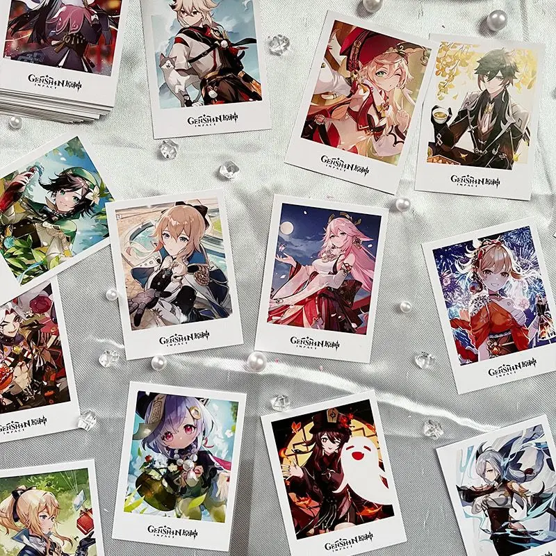 Genshin Impact Anime Cards 40PCS/Set Yae Miko Venti LOMO Card Self Made Paper Card Photocard Fans Collection Exquisite Postcard
Genshin Impact Anime Cards 40PCS/Set Yae Miko Venti LOMO Card Self Made Paper Card Photocard Fans Collection Exquisite Postcard