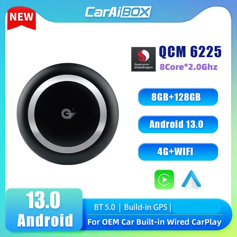 CarAiBOX Android 13,0 CarPlay Ai Box 8-ядерный процессор Qualcomm 6225 беспроводной CarPlay Android авто для Toyota Volvo VW Kia Benz MG
CarAiBOX Android 13,0 CarPlay Ai Box 8-ядерный процессор Qualcomm 6225 беспроводной CarPlay Android авто для Toyota Volvo VW Kia Benz MG