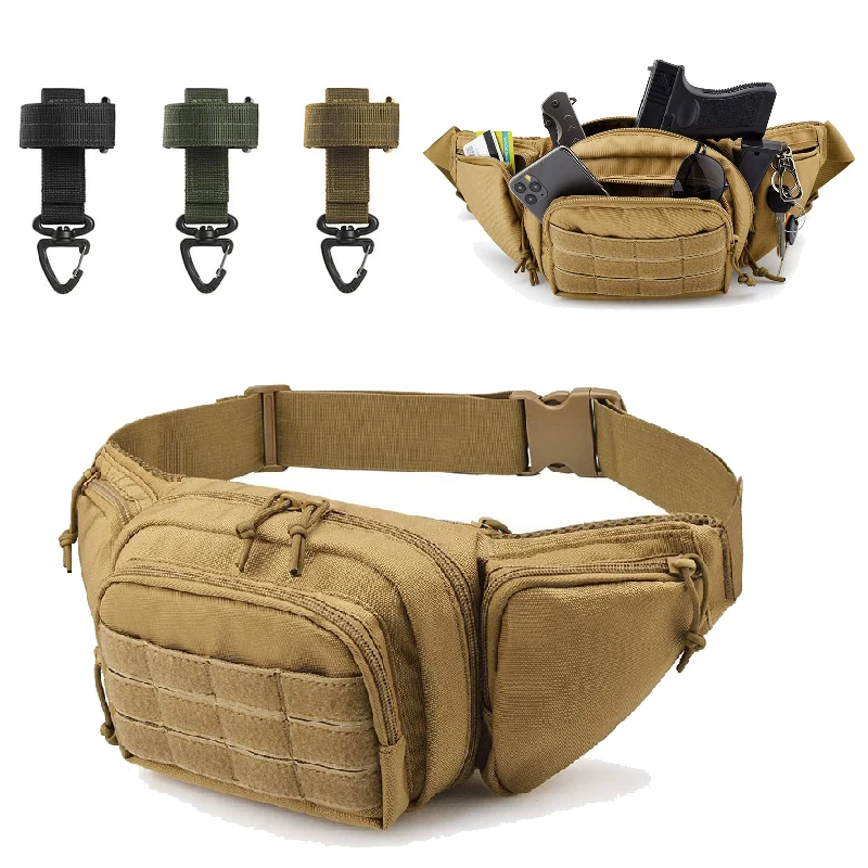 

Outdoor Military Tactics Waist Bag CS Air Gun Color Bullet Combat Bag Training Hiking Shooting Hunting Pistol Wrapped Chest Bag