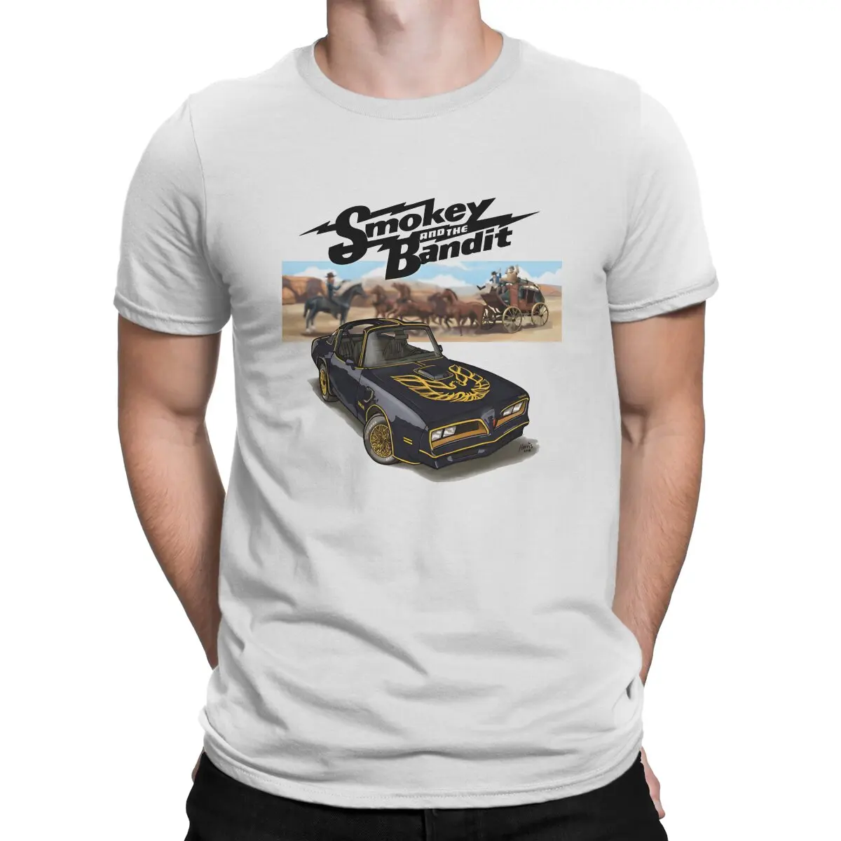 Забавная Мужская футболка Smokey And The Bandit футболка с изображением автомобиля с круглым вырезом из чистого хлопка, футболка Smokey And The Bandit С Коротким Рукавом
Забавная Мужская футболка Smokey And The Bandit футболка с изображением автомобиля с круглым вырезом из чистого хлопка, футболка Smokey And The Bandit С Коротким Рукавом