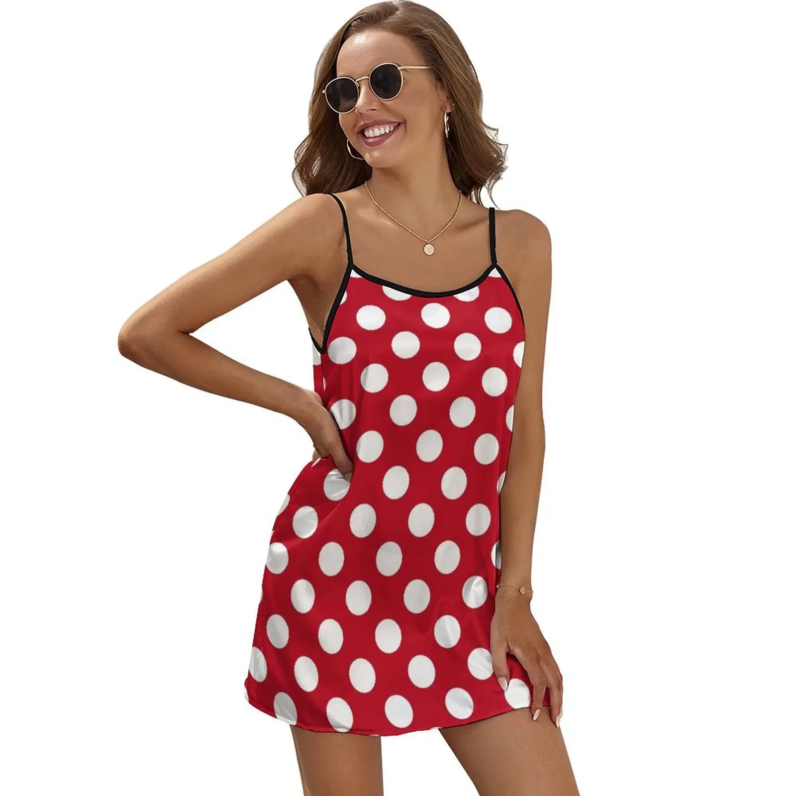 Red And White Polka Dots Sleeveless Dress prom dress 2024 summer dress womens 2024
Red And White Polka Dots Sleeveless Dress prom dress 2024 summer dress womens 2024