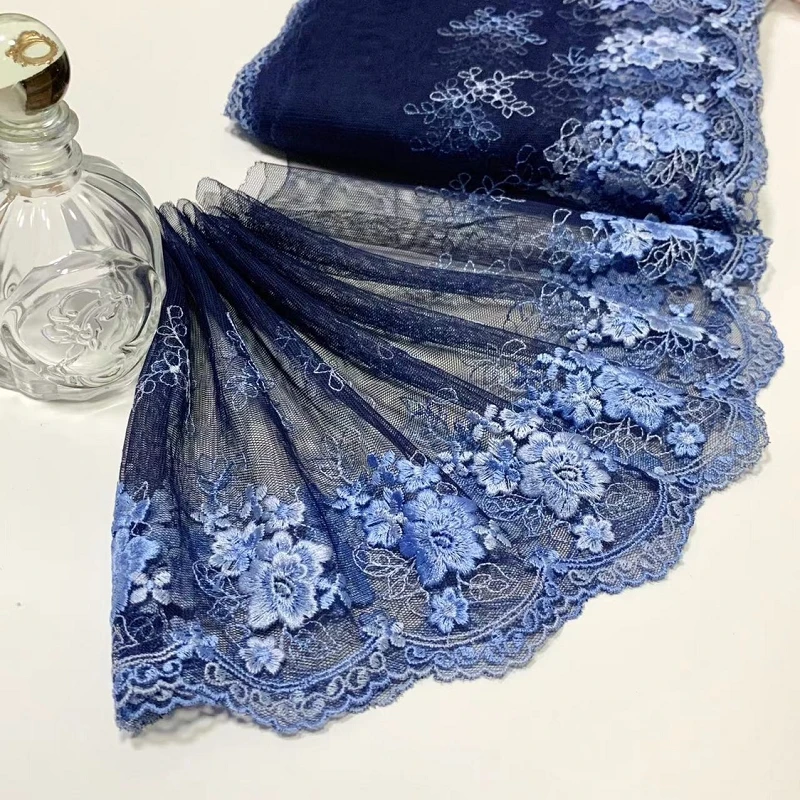 19Yds Embroidered Dark Blue Flower Mesh Tulle Lace Fabric Trim Garment Wedding Dress Sewing Accessories Supplies
19Yds Embroidered Dark Blue Flower Mesh Tulle Lace Fabric Trim Garment Wedding Dress Sewing Accessories Supplies