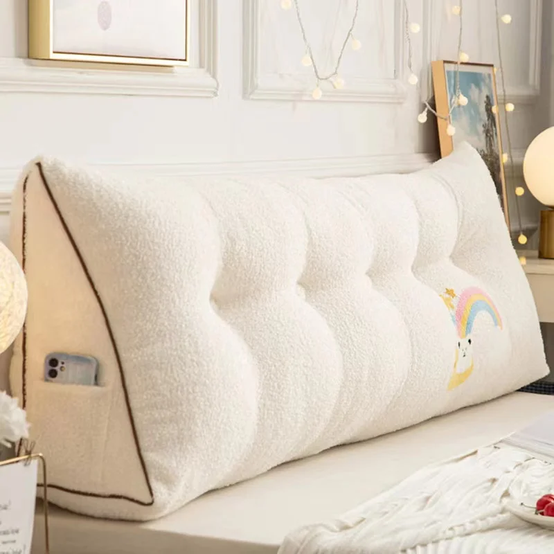Washable and Removable Tatami Cushion Lamb Velvet Triangle Bed Backrest Waist Support Pillow Soft Filler Sofa Cushion Pillow
Washable and Removable Tatami Cushion Lamb Velvet Triangle Bed Backrest Waist Support Pillow Soft Filler Sofa Cushion Pillow