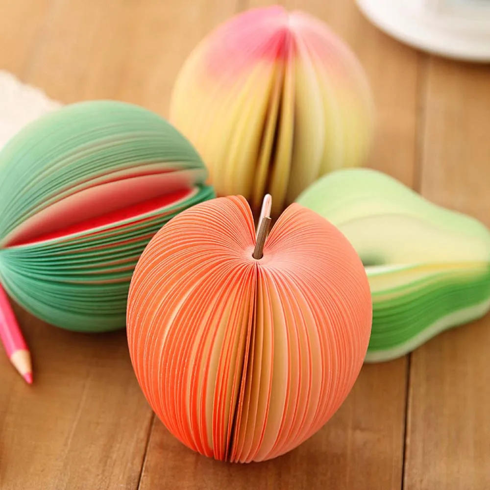 1Pcs Creative Fruit Design Memo Pad Sticky Notes Novelty Various Kawaii Vegetable Memo Notebook Pad Promotional Gift Stationery
1Pcs Creative Fruit Design Memo Pad Sticky Notes Novelty Various Kawaii Vegetable Memo Notebook Pad Promotional Gift Stationery