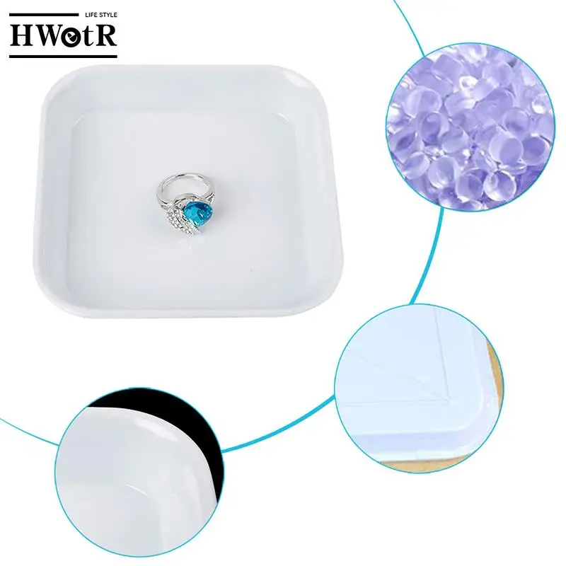 1pcs 10cm x 10cm Rhinestone Plate For Beads Display Plastic Tray White Containers Jewelry Storage Organizer
1pcs 10cm x 10cm Rhinestone Plate For Beads Display Plastic Tray White Containers Jewelry Storage Organizer