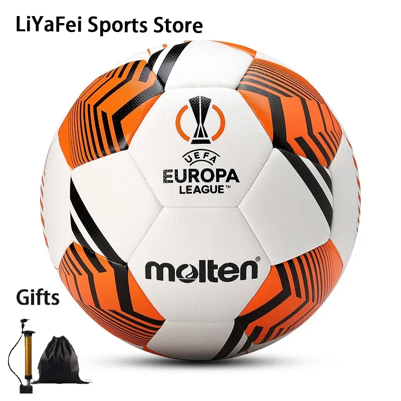

Molten Size 5 Footballs Futsal Training Match Standard Soccer Balls Hand Stitched Indoor Outdoor Football Free Gifts