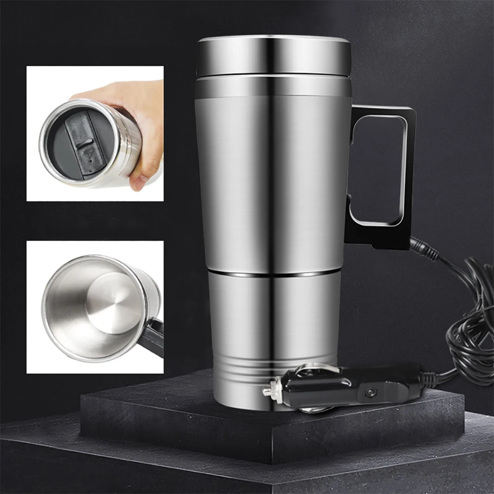 Car Heating Electric Car Kettle Travel Coffee Mug Car Water Keep Warmer Kettle Boiling 12V 24V Car Cigarette Lighter Heating Cup 
Car Heating Electric Car Kettle Travel Coffee Mug Car Water Keep Warmer Kettle Boiling 12V 24V Car Cigarette Lighter Heating Cup