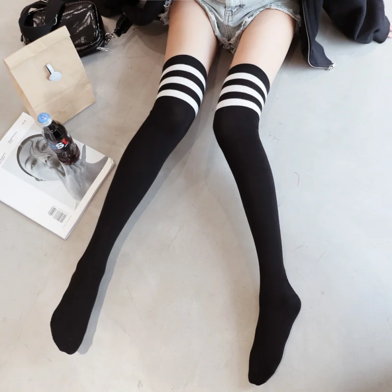 Three Bars Thigh High Socks Women's Knee Socks JK Long Socks Stockings Students' Socks High-Top Japanese Style Hold-Ups Women's
Three Bars Thigh High Socks Women's Knee Socks JK Long Socks Stockings Students' Socks High-Top Japanese Style Hold-Ups Women's