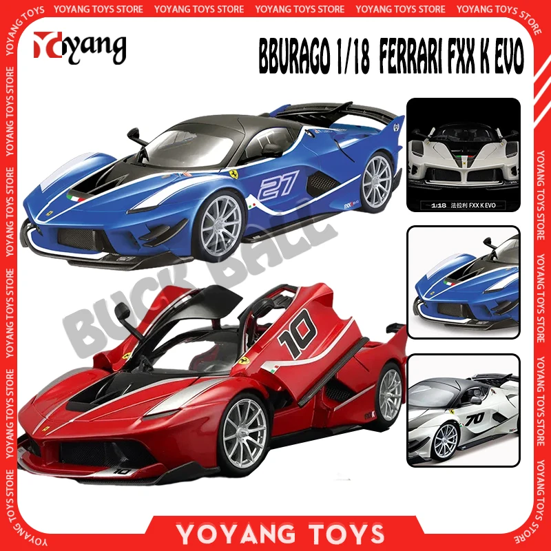 Bburago 1/18 Scale Ferrari Fxx K Evo Super Car Ferrari Supercar Alloy Luxury Vehicle Diecast Models Car Toys Boys Birthday Gifts
Bburago 1/18 Scale Ferrari Fxx K Evo Super Car Ferrari Supercar Alloy Luxury Vehicle Diecast Models Car Toys Boys Birthday Gifts