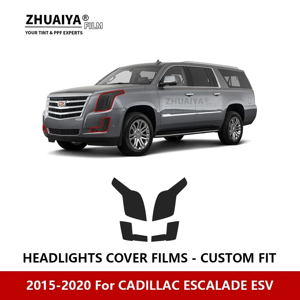 For CADILLAC ESCAL ADE ESV 2015-2020 Car Exterior Headlight Anti-scratch PPF precut Protective film Repair film Car stickers
For CADILLAC ESCAL ADE ESV 2015-2020 Car Exterior Headlight Anti-scratch PPF precut Protective film Repair film Car stickers