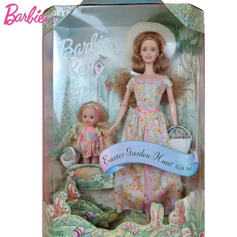 Original Mattel Barbie & Kelly Easter Theme Garden Hunt 2000 12" and 4" Figure Family Dolls for Girls Toys Gifts Special Edition
Original Mattel Barbie & Kelly Easter Theme Garden Hunt 2000 12" and 4" Figure Family Dolls for Girls Toys Gifts Special Edition