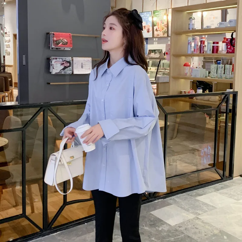 2024 Spring Pregnant Woman Shirts Long Sleeve Turn-down Collar Fashion Embroidery Maternity Blouses Plus Size Pregnancy Clothes
2024 Spring Pregnant Woman Shirts Long Sleeve Turn-down Collar Fashion Embroidery Maternity Blouses Plus Size Pregnancy Clothes