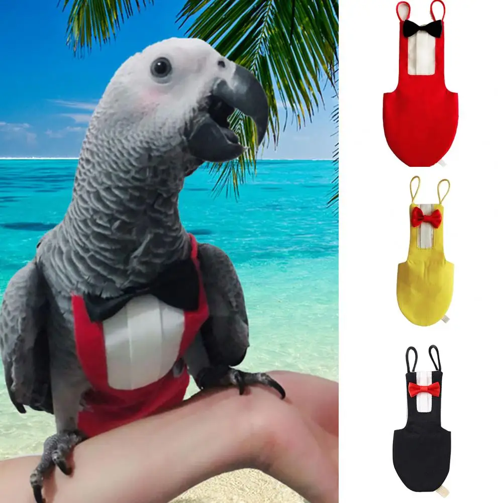 Bird Parrot Diaper with Bowtie Cute Flight Suit Western Style Cosplay Soft Bird Diapers Cotton Pet Cockatiel Bird Bowknot Diaper
Bird Parrot Diaper with Bowtie Cute Flight Suit Western Style Cosplay Soft Bird Diapers Cotton Pet Cockatiel Bird Bowknot Diaper