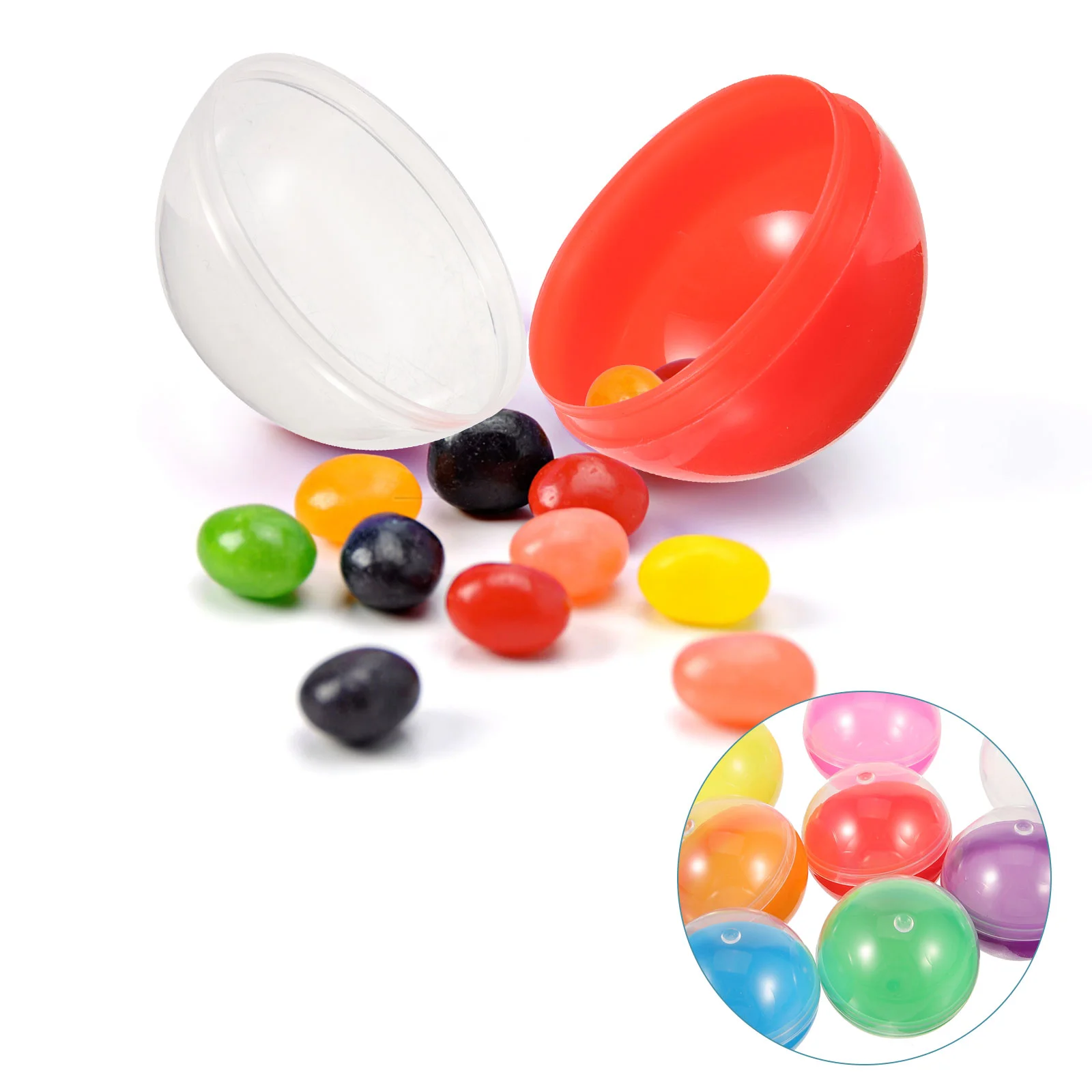 Empty Round Capsules Reusable Fillable Capsules Vending Machines Plastic Containers 45MM Surprise Ball Can Open Children
Empty Round Capsules Reusable Fillable Capsules Vending Machines Plastic Containers 45MM Surprise Ball Can Open Children