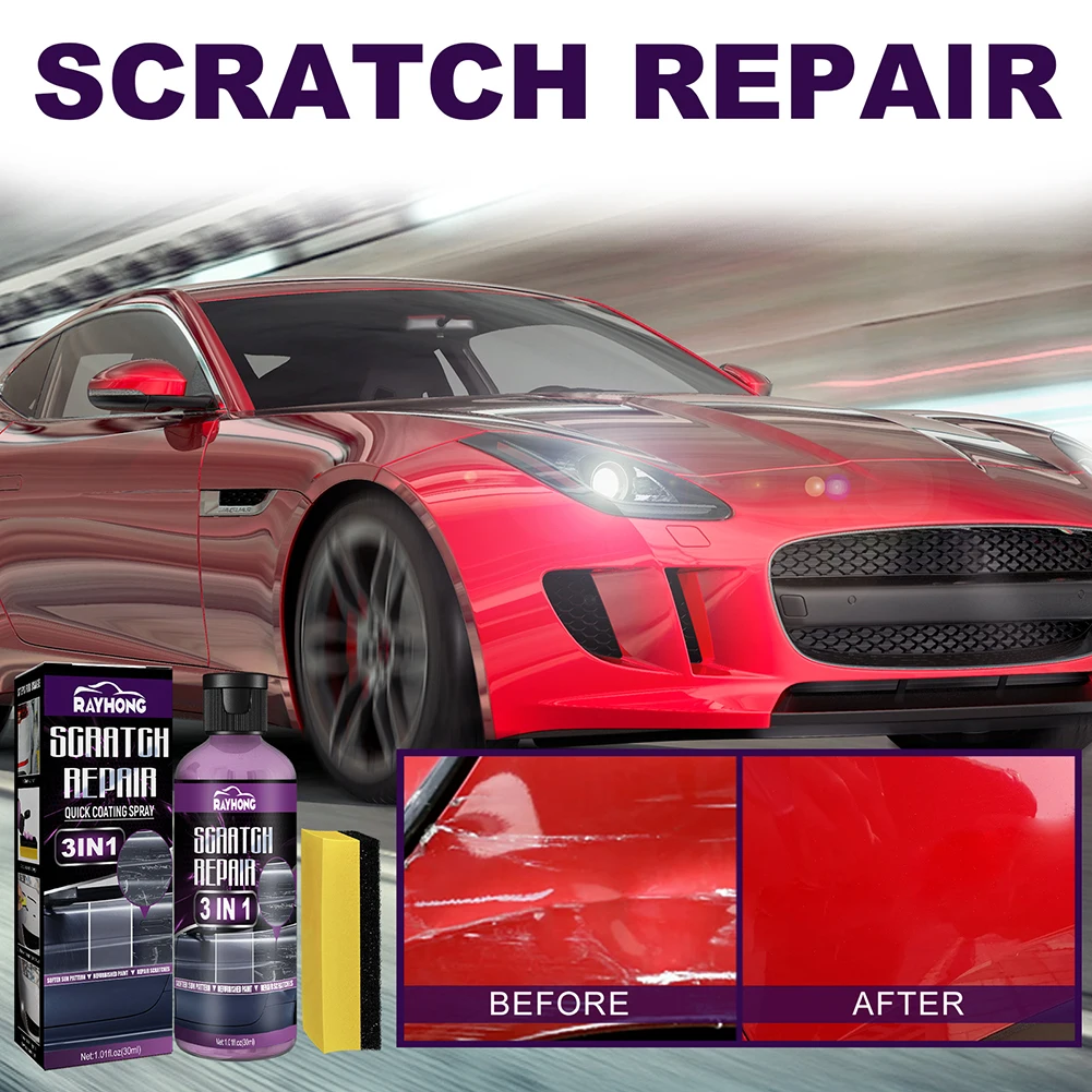 30ml Car Nano Repair Spray Paint Scratch Repair Cleaning Degreasing Polishing Brightening Coating Agent Vehicle Accessories
30ml Car Nano Repair Spray Paint Scratch Repair Cleaning Degreasing Polishing Brightening Coating Agent Vehicle Accessories