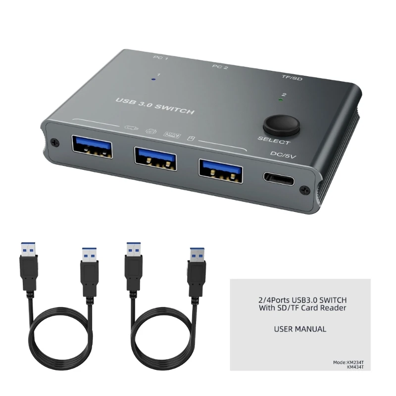 Y1UB Удобные концентраторы USB3.0 Коммутатор USB3.0 с несколькими входами и выходами
Y1UB Удобные концентраторы USB3.0 Коммутатор USB3.0 с несколькими входами и выходами