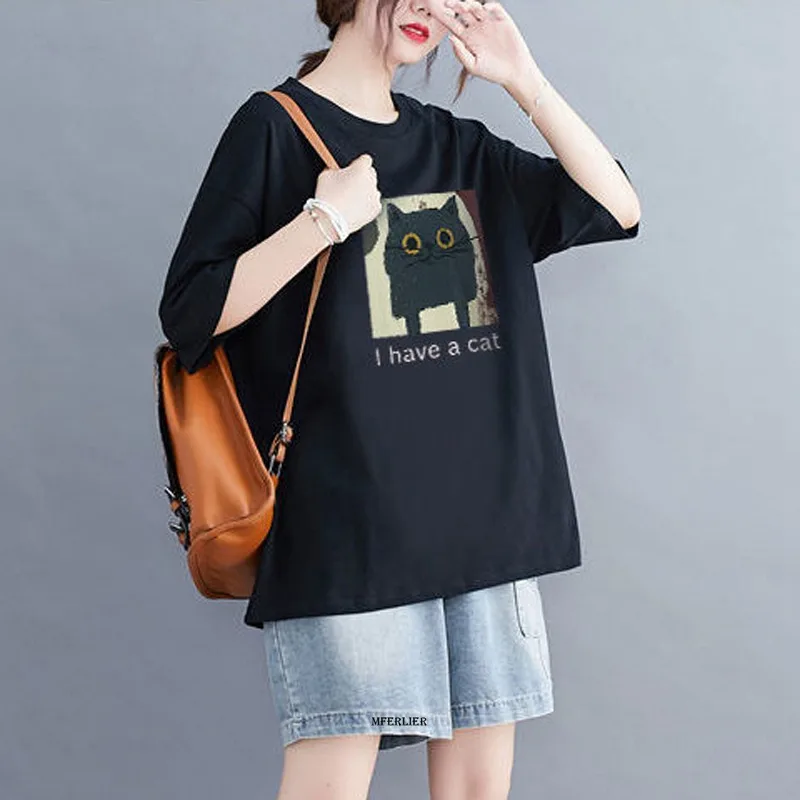 Large Size 6XL 150KG Women Cartoon O Neck t shirt oversized t shirt Short Sleeve T-Shirt Loose Summer Casual Loose Big T Shirt
Large Size 6XL 150KG Women Cartoon O Neck t shirt oversized t shirt Short Sleeve T-Shirt Loose Summer Casual Loose Big T Shirt