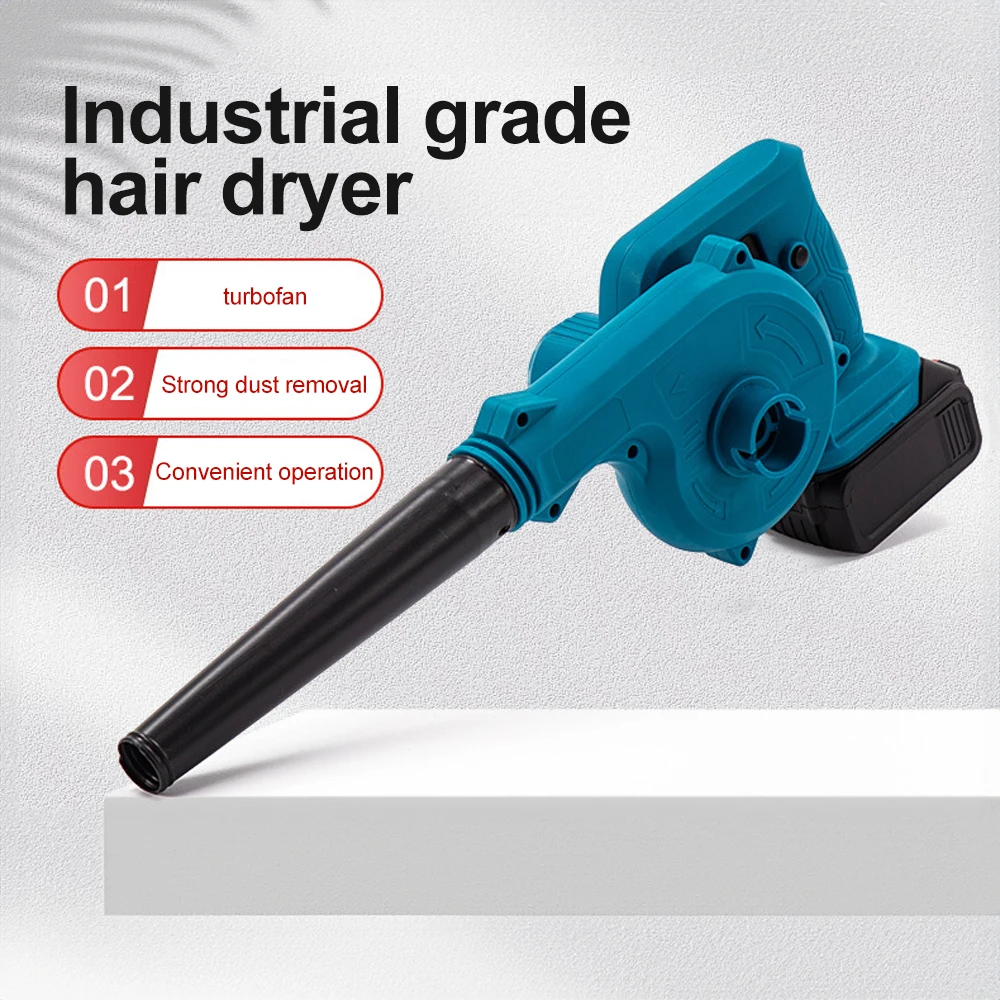 2 In 1 Cordless Electric Air Blower Vacuum Cleannig Blower Blowing & Suction Leaf Dust Collector For Makita 18V Battery
2 In 1 Cordless Electric Air Blower Vacuum Cleannig Blower Blowing & Suction Leaf Dust Collector For Makita 18V Battery