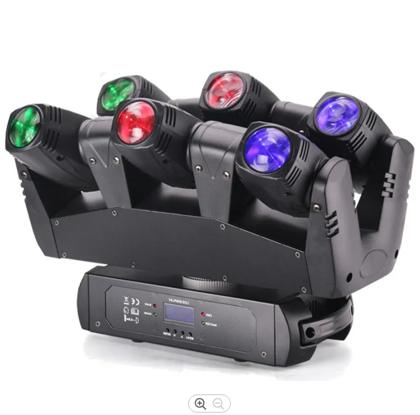 KTV Six Eyes Mini Movinghead LED Light 10W RGBW LED Stage Effect Beam Moving Head Light Professional For Disco Home Party YS-76
KTV Six Eyes Mini Movinghead LED Light 10W RGBW LED Stage Effect Beam Moving Head Light Professional For Disco Home Party YS-76