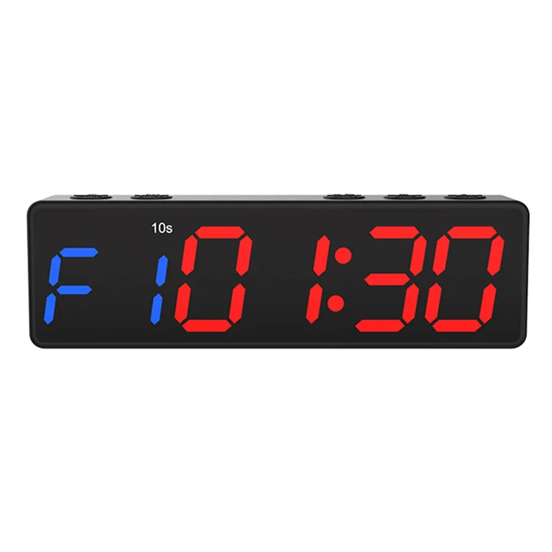 

Portable Gym Timer Interval Timer Workout Fitness Clock Countdown/UP/Stopwatch Magnetic USB Rechargable Fitness Timer A
