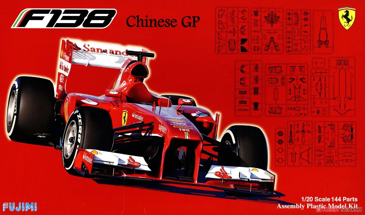 Fujimi 09176 static assembled car model 1/20 scale For F1 car Ferrari F138 China GP 2013 Shanghai model kit
Fujimi 09176 static assembled car model 1/20 scale For F1 car Ferrari F138 China GP 2013 Shanghai model kit