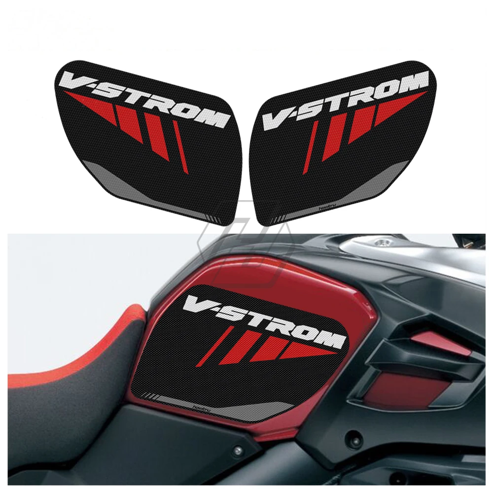 

For SUZUKI V-STROM 1000 XT ABS 2017-2020 Sticker Motorcycle Side Tank Pad Protection Knee Grip Anti-slip