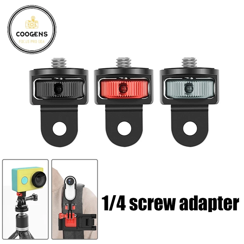 CNC 1/4 Tripod Screw Adapter for GoPro Hero 12 11 10 9 8 7 6 5 Xiaomi Yi Mijia Sjcam Sj6 Sj2000 Go Pro Action Camera Accessories
CNC 1/4 Tripod Screw Adapter for GoPro Hero 12 11 10 9 8 7 6 5 Xiaomi Yi Mijia Sjcam Sj6 Sj2000 Go Pro Action Camera Accessories