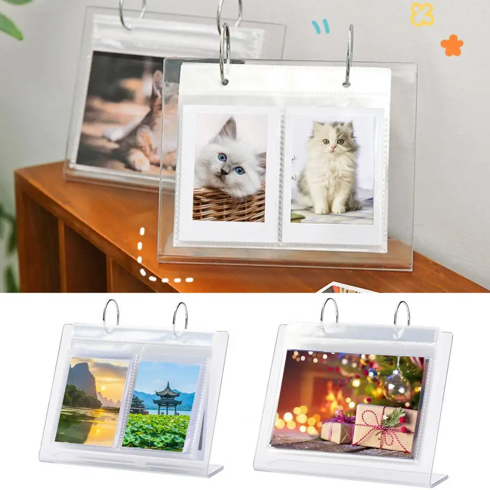 Flip-design Photo Album Acrylic Photo Frame Desk Calendar Album for Home Office Small Acrylic Photo Book for 3/4/5/6 Inch Photos
Flip-design Photo Album Acrylic Photo Frame Desk Calendar Album for Home Office Small Acrylic Photo Book for 3/4/5/6 Inch Photos