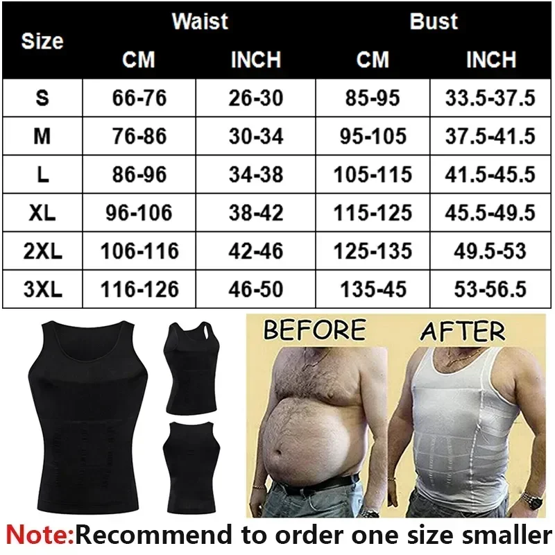 

Shirt Men's Body Abdomen Shaper Chest Slimming Compression Posture Male Corset Tummy Corrector Modeling Burner Vest Fat