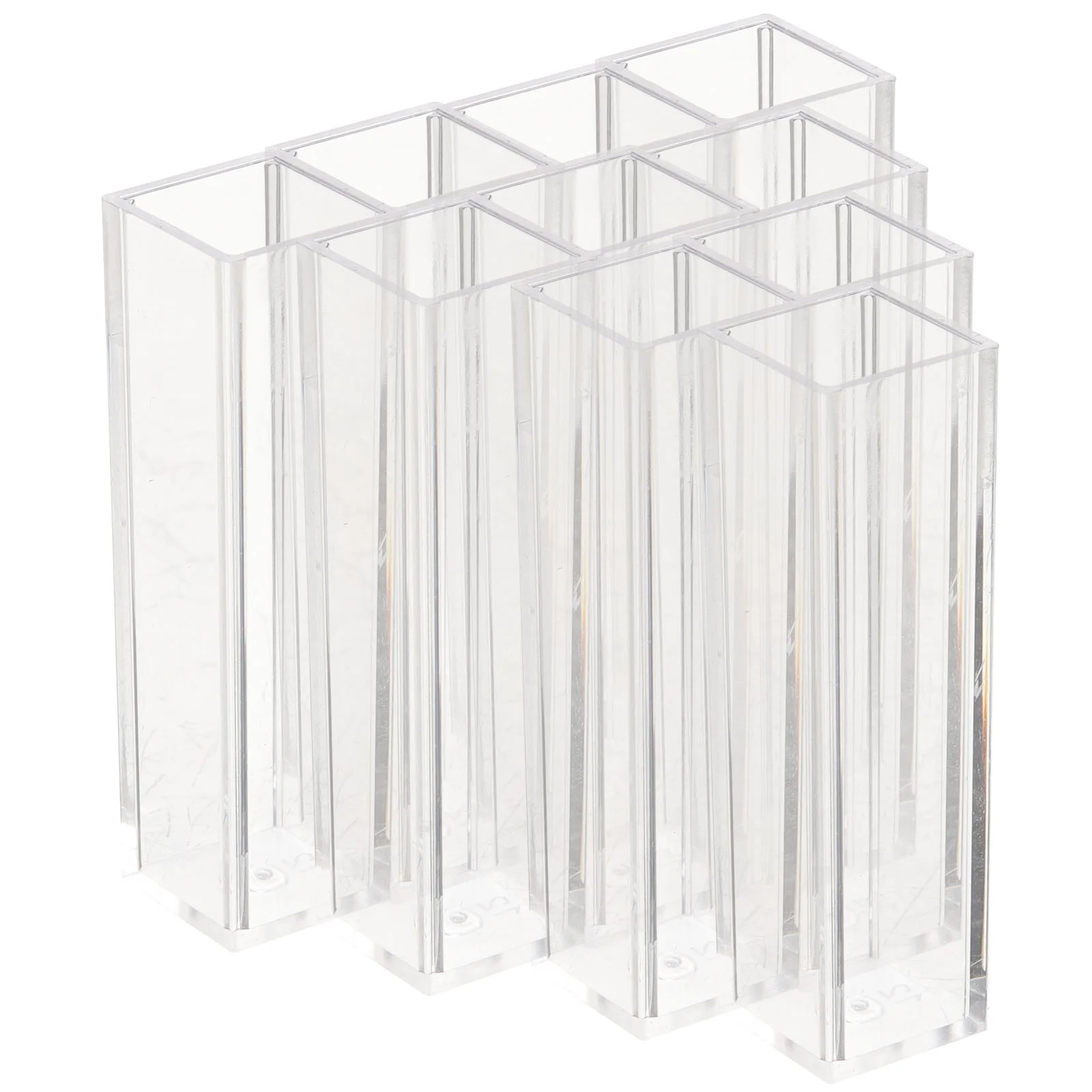 

10PCS 45ML Polystyrene Disposable Plastic Standard Cuvette(Transparent)