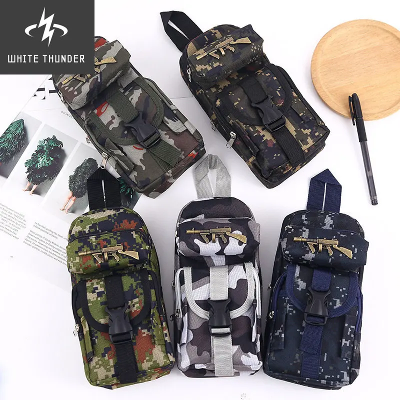 Mini schoolbag camouflage pencil case School stationery storage bag Military backpack pen case Boy pencil bag Student pen bag
Mini schoolbag camouflage pencil case School stationery storage bag Military backpack pen case Boy pencil bag Student pen bag