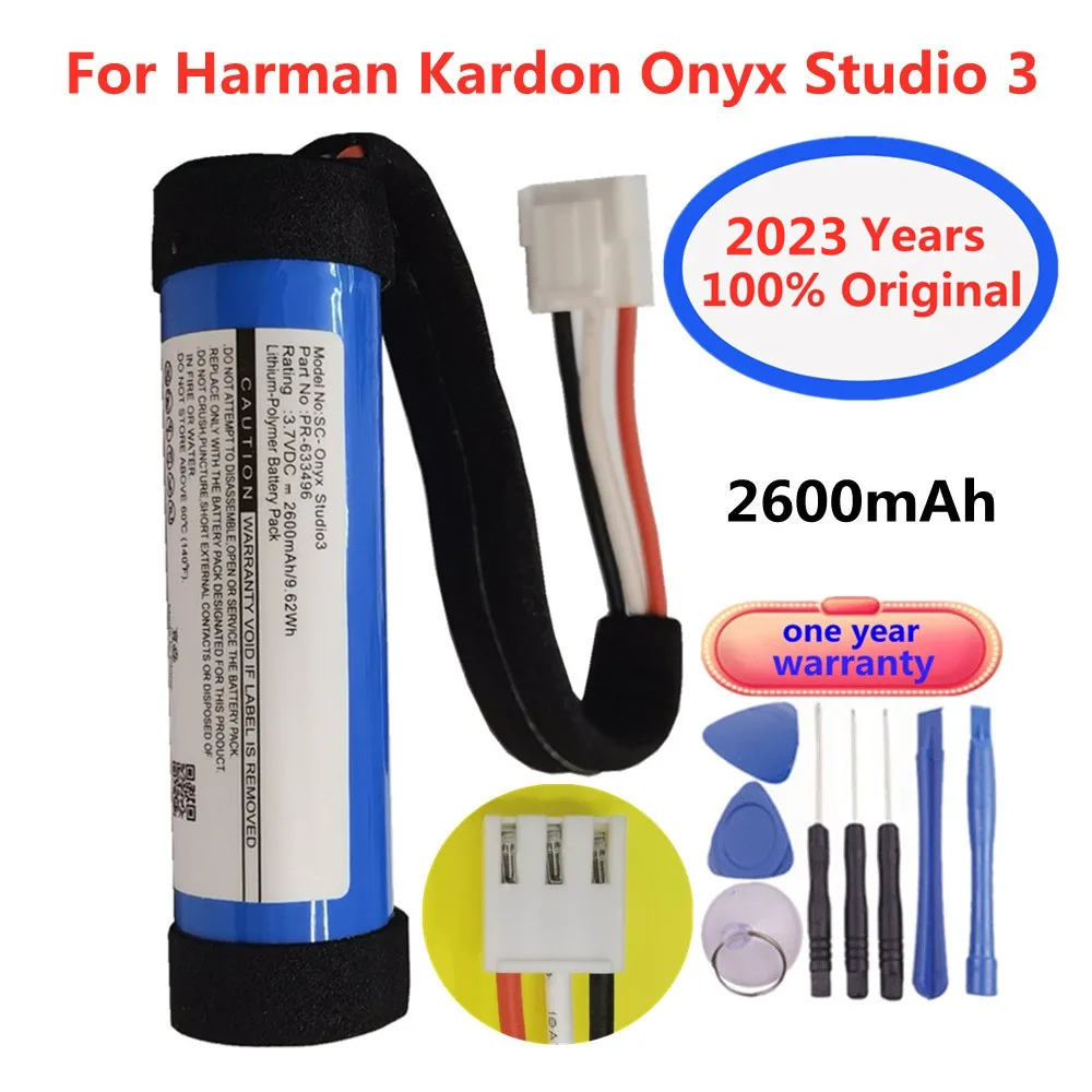 2023 Years Original Battery For Harman/Kardon Onyx Studio 3 Onyx Studio3 2600mAh Wireless Bluetooth Speaker batteries
2023 Years Original Battery For Harman/Kardon Onyx Studio 3 Onyx Studio3 2600mAh Wireless Bluetooth Speaker batteries
