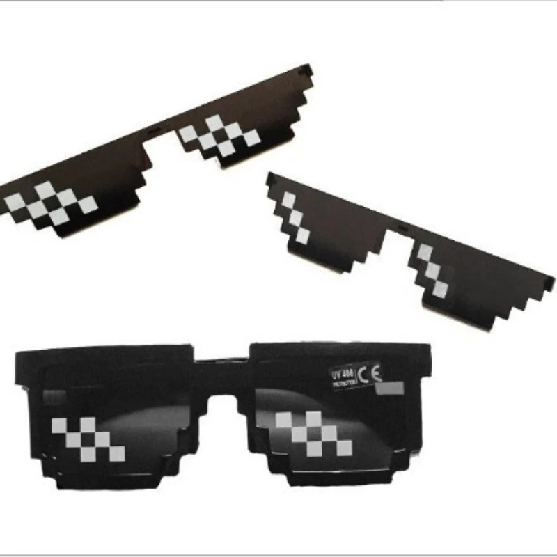 Sunglasses Pixelated Men Women Brand Party Glasses Mosaic UV400 Retro Glasses Unisex Gift Toy Glasses
Sunglasses Pixelated Men Women Brand Party Glasses Mosaic UV400 Retro Glasses Unisex Gift Toy Glasses