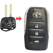 With logo Modified Flip Car Key Shell Case For TOYOTA CAMRY RAV4 Corolla PRADO YARIS Replacement 2/3 Buttons Uncut TOY43 Blade
With logo Modified Flip Car Key Shell Case For TOYOTA CAMRY RAV4 Corolla PRADO YARIS Replacement 2/3 Buttons Uncut TOY43 Blade