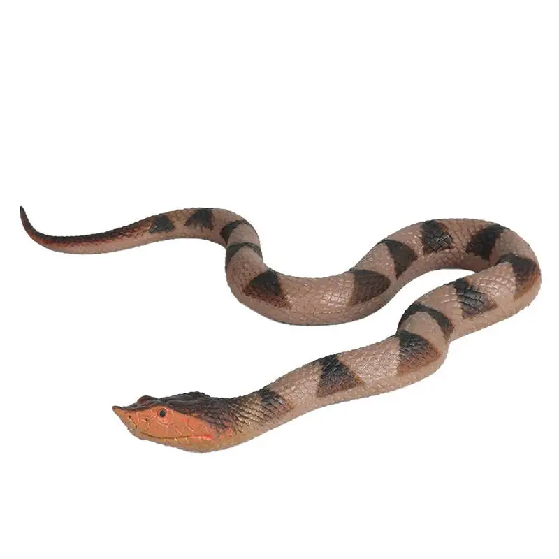 Realistic Snake Toy Simulation Snake Model Snake Toy Agkistrodon Acutus Figure Practical Jokes For Halloween Prank Props Garden 
Realistic Snake Toy Simulation Snake Model Snake Toy Agkistrodon Acutus Figure Practical Jokes For Halloween Prank Props Garden