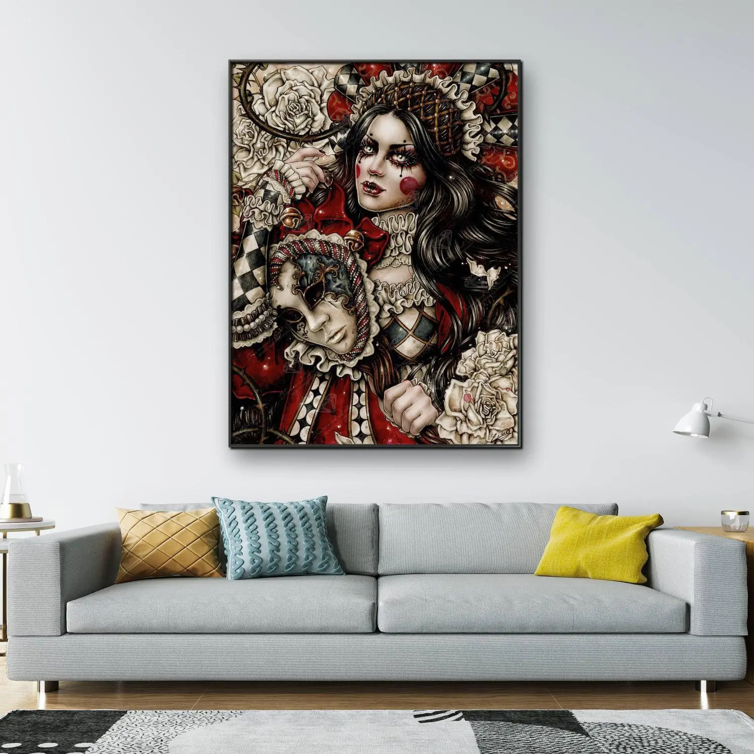 Gothic Style DIY 5D Diamond Art Painting Woman In Mask Home Decoration Friend Gift Full Diamond Embroidery Cross Stitch Kit
Gothic Style DIY 5D Diamond Art Painting Woman In Mask Home Decoration Friend Gift Full Diamond Embroidery Cross Stitch Kit
